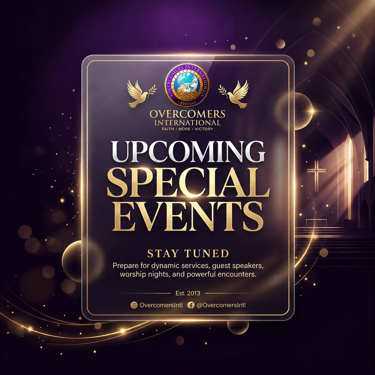 Upcoming Events